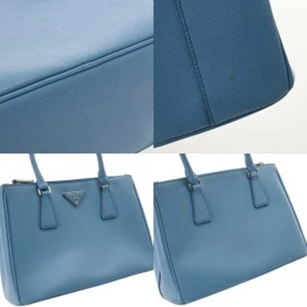 Prada Galleria Bag Blue Saffiano Leather Handbag - Picture 7 of 9